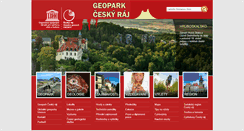 Desktop Screenshot of geopark-ceskyraj.cz